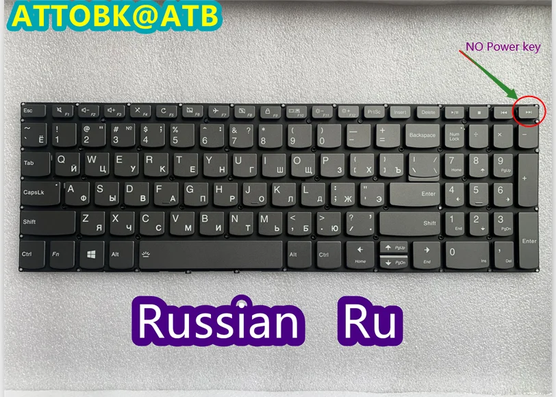 

Русская клавиатура для Lenovo IdeaPad 320-15ABR Type 80XS 320-15AST 80XV 320-15IA 330C-15IKB 320-15IKB 330-15 с подсветкой RU