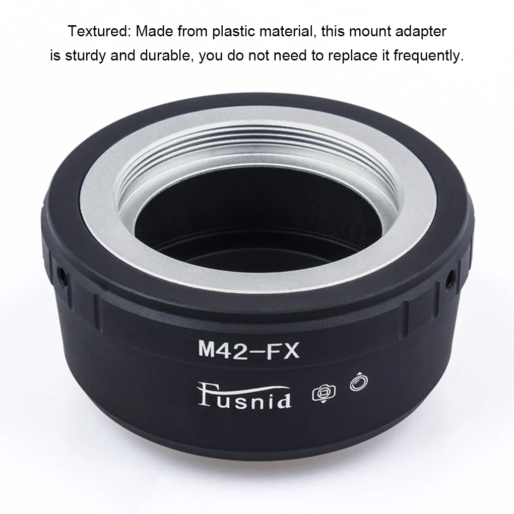 

FUSNID Camera Lens Adapter M42 Mount Ring Professional Removable Spare Repair Part Supply Replacement for Fuji X-E1 X-E2 X-M1