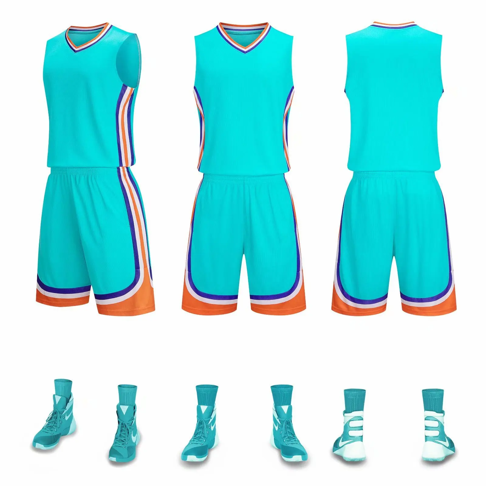 Basketball suit Child trainin comfortable breathable summer outdoor basketball training suit Men's and women's Jersey  Wholesale
