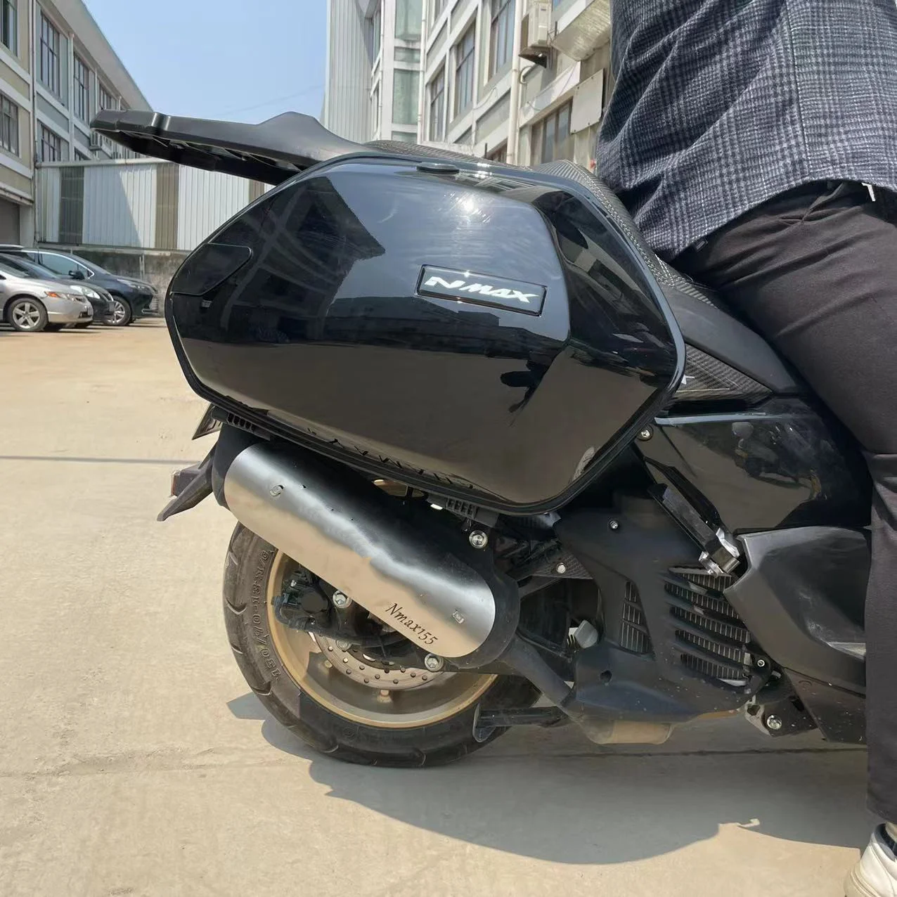 

Modified motorcycle nmax155 2020 bigger larger capacity 10L side box bag luggage cargo case for yamaha nmax155 nmax125 2020-2022