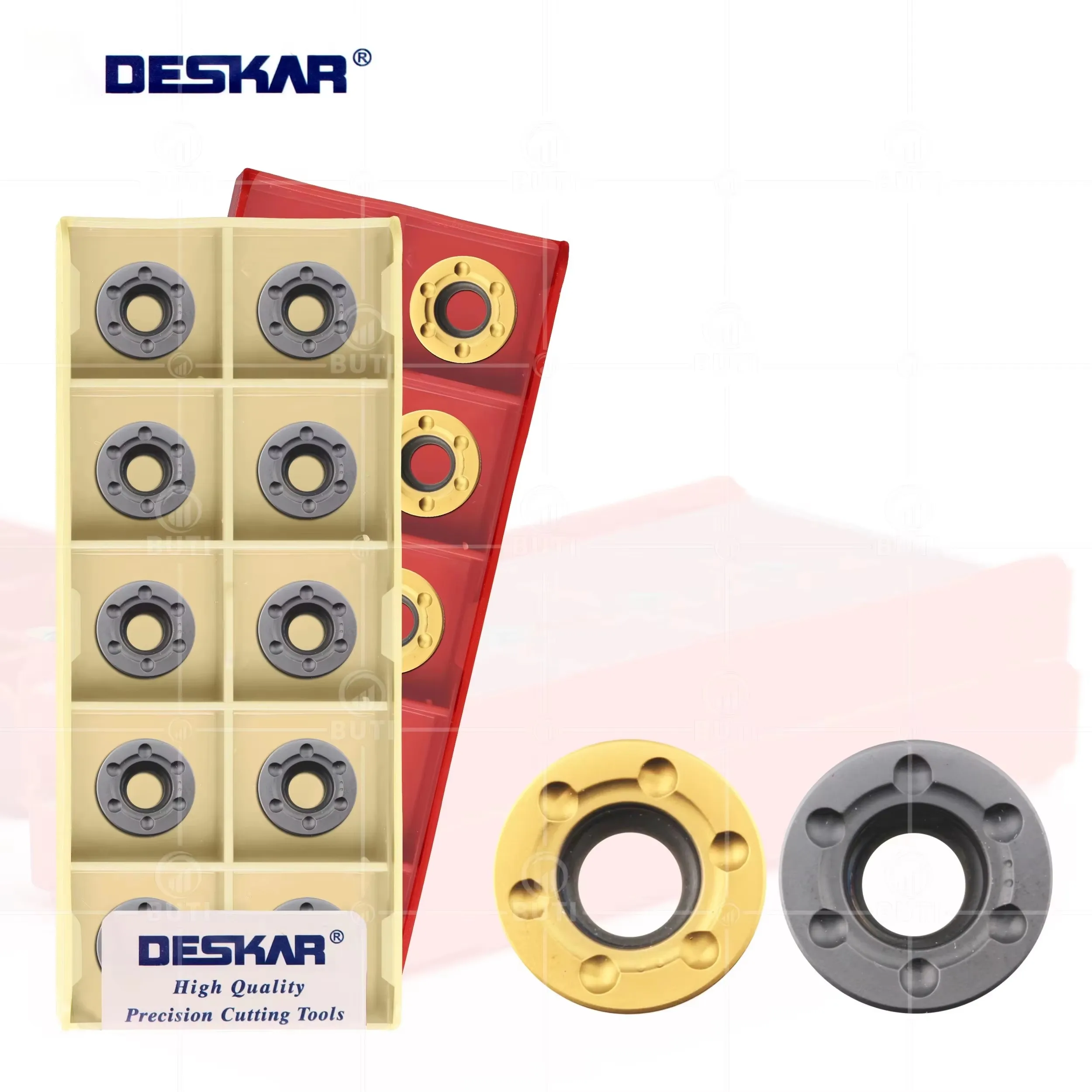 

DESKAR 100% оригинал RDMT1204MO MQ MOT-PM MOE-JS LF6018 LF6028 LF6028S Токарный станок с ЧПУ Режущая фреза Токарная вставка Круглые лезвия Зерно