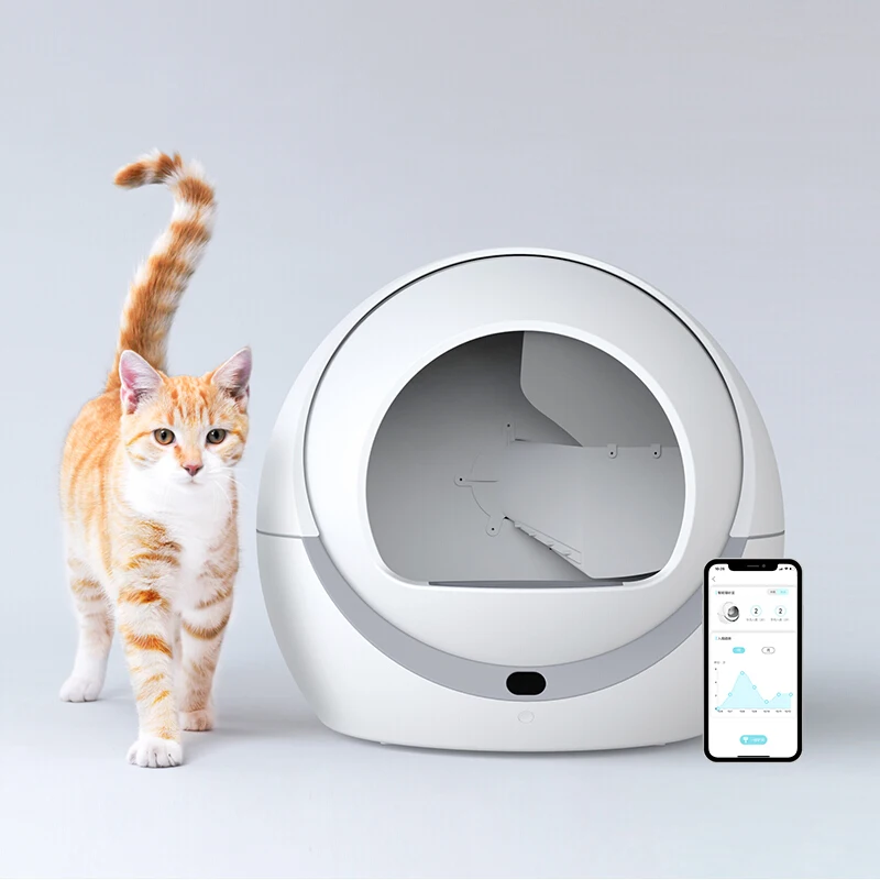 

Fully Enclosed Cat Litter Box Smart Automatic Cats Cleaning Toilets Splash-proof Deodorizing Kitty Sand Box Pet Poop Tray Supply