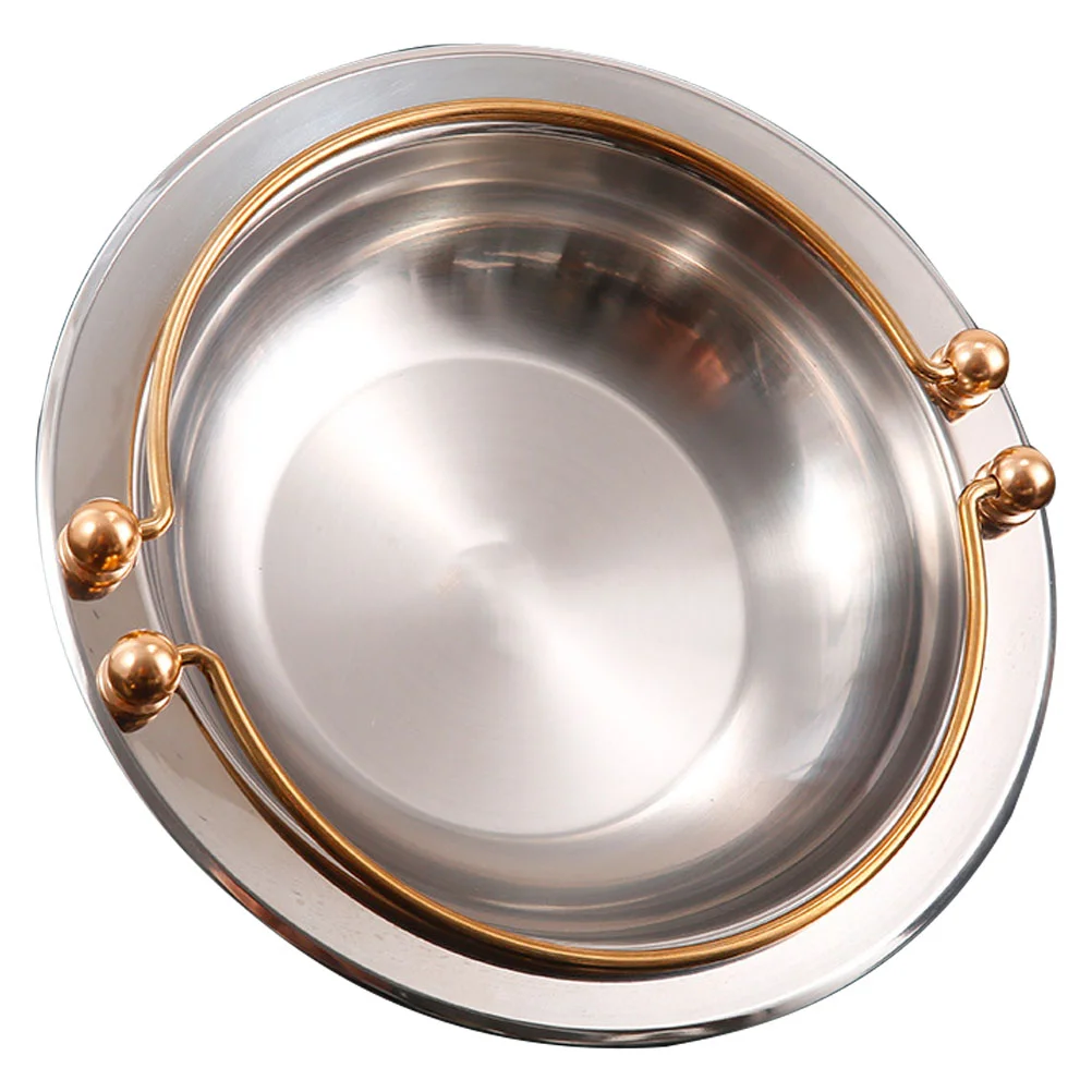 

Shabu Hot Pot Japanese Sukiyaki Stainless Steel Cooking Utensils Camping Cooker