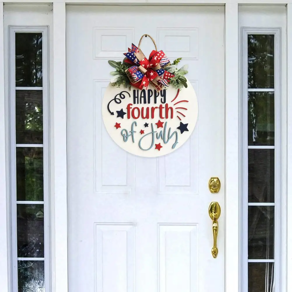 

Utility Hanging Pendant Clear Printing Anti-deformed Round Shape Welcome Sign Home Decor