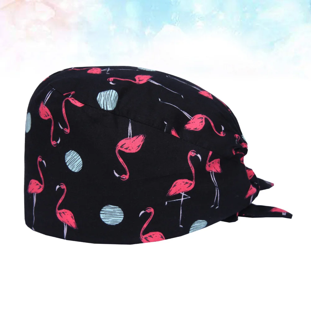 

Cap Nurse Scrubfor Operating Room Adjustablecotton Sweatband Bouffant Women