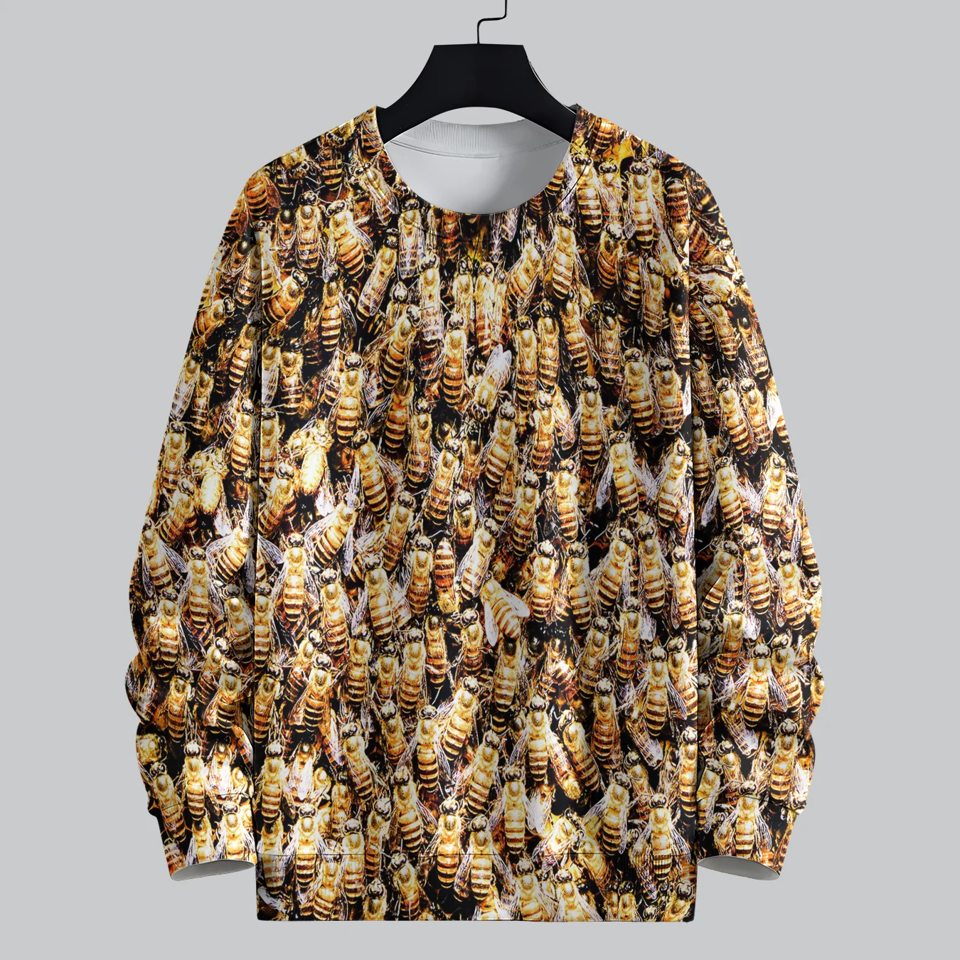 Свитшот MSIEESO с круглым вырезом и принтом пчелы цвет в ассортименте