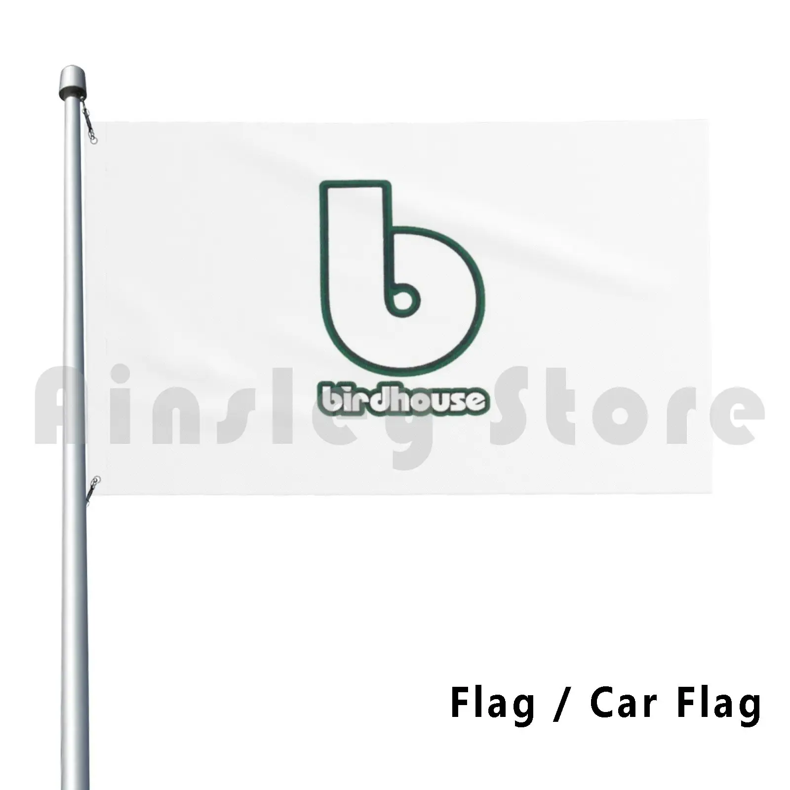 Birdhouse , Retro Skateboard Design. Outdoor Decor Flag Car 