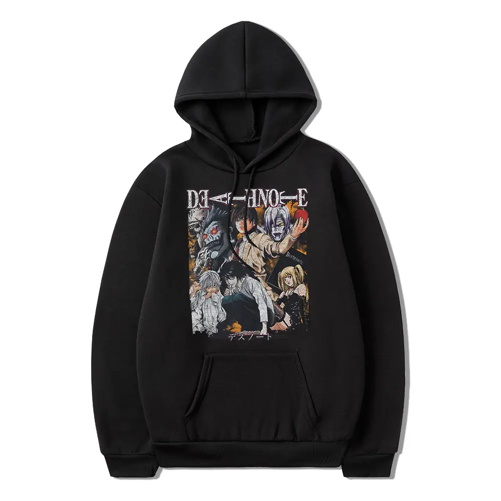 

Death Note Hoodie Yagami Light Misa Amane Anime Print Harajuku Sweatshirts Long Sleeve Korean Fashion Couple Hoodies Pullover