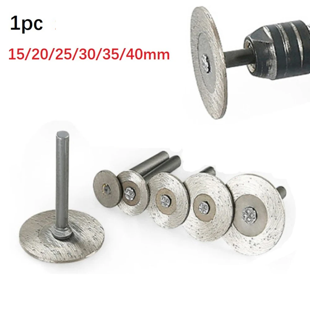 Cutting Blade Disc With Mandrel For Wood Metal Stone Granite Marble Cutting 6mm Diamond Saw Blade Circular Saw 15/20/25/30/35/40