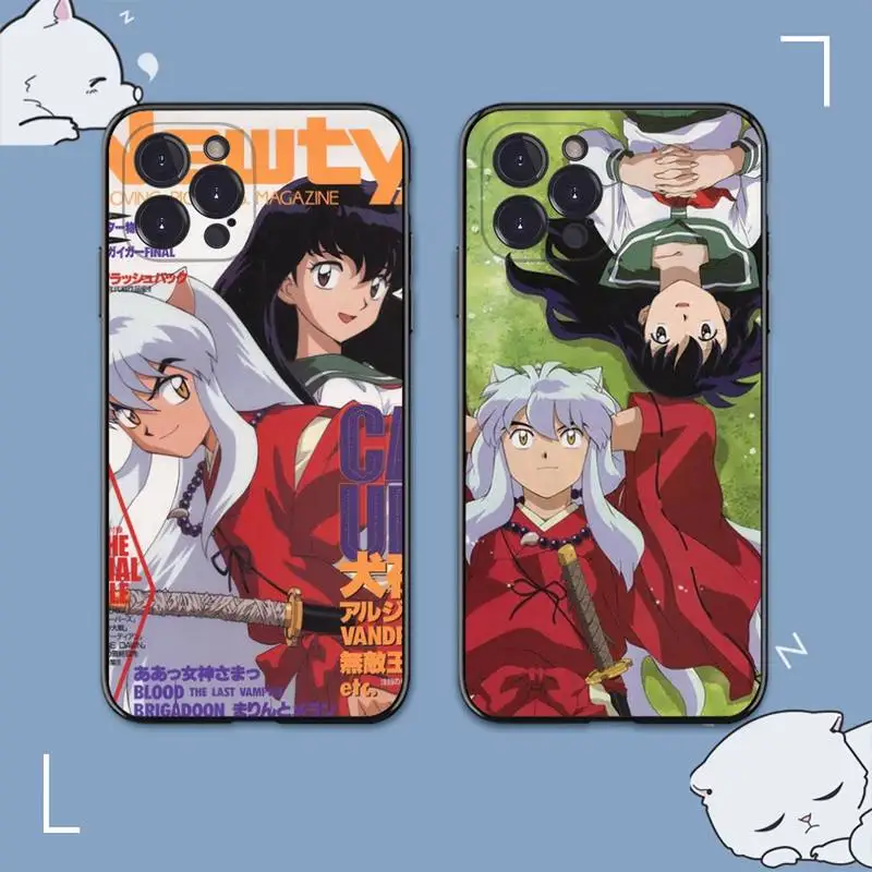 

Japan Anime Inuyasha Higurash Phone Case For iPhone 14 11 12 13 Mini Pro XS Max Cover 6 7 8 Plus X XR SE 2020 Funda Shell
