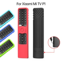 sikai silicone remote control case for xiaomi mi tv p1 50 43 p1e q1 75 q1e 55 xmrm 19 bluetooth voice cover remote shell