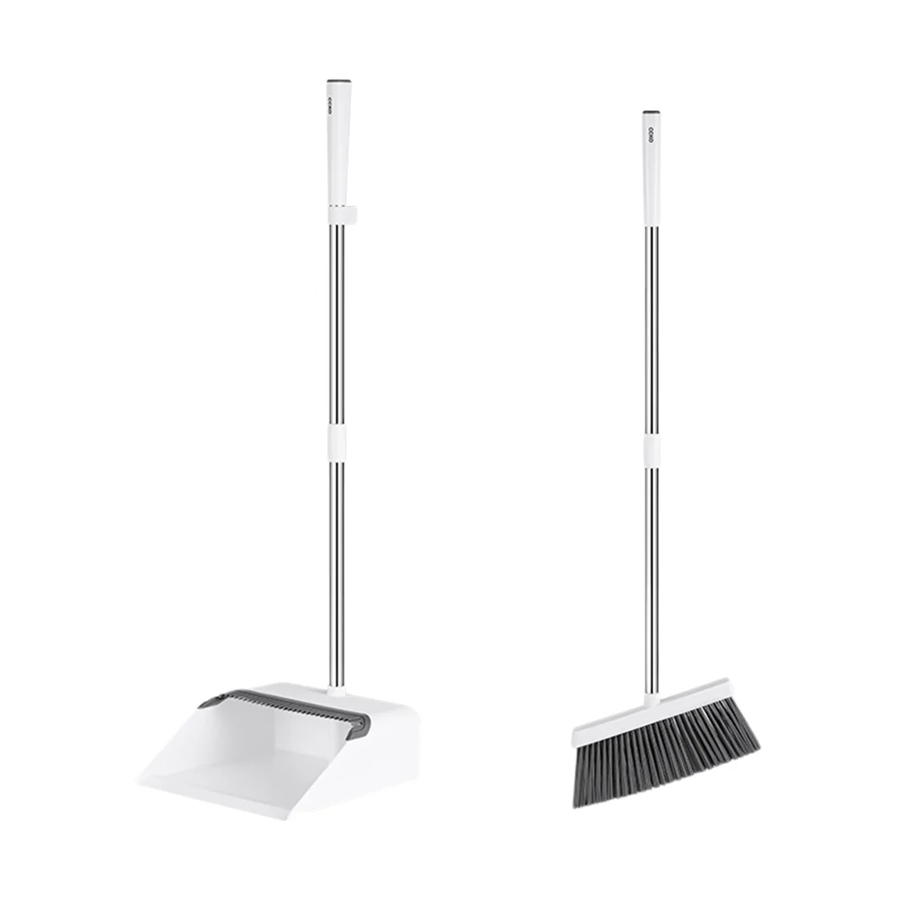 

Dustpan Broom Cleaningpan Lobby Para Escobas Piso Barrer Shovelkitchen Sweep Set Garbage Home Indoor Floor Standupright Handled