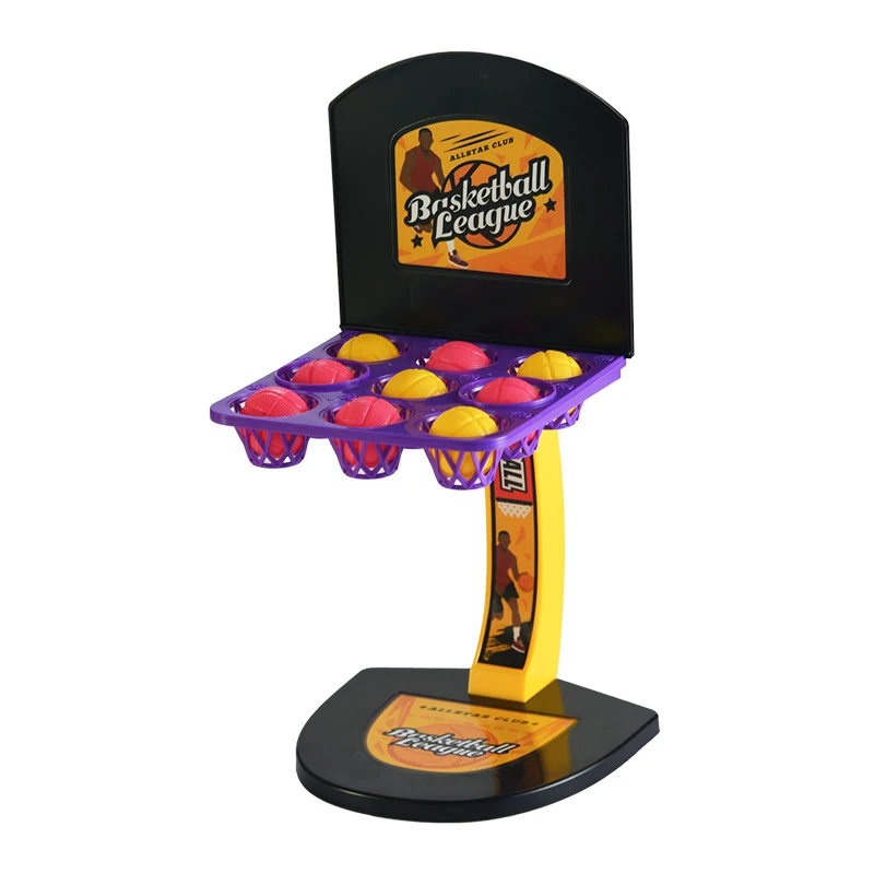 Смешная настольная игра на палец для детей Интерактивная баскетбольная машина