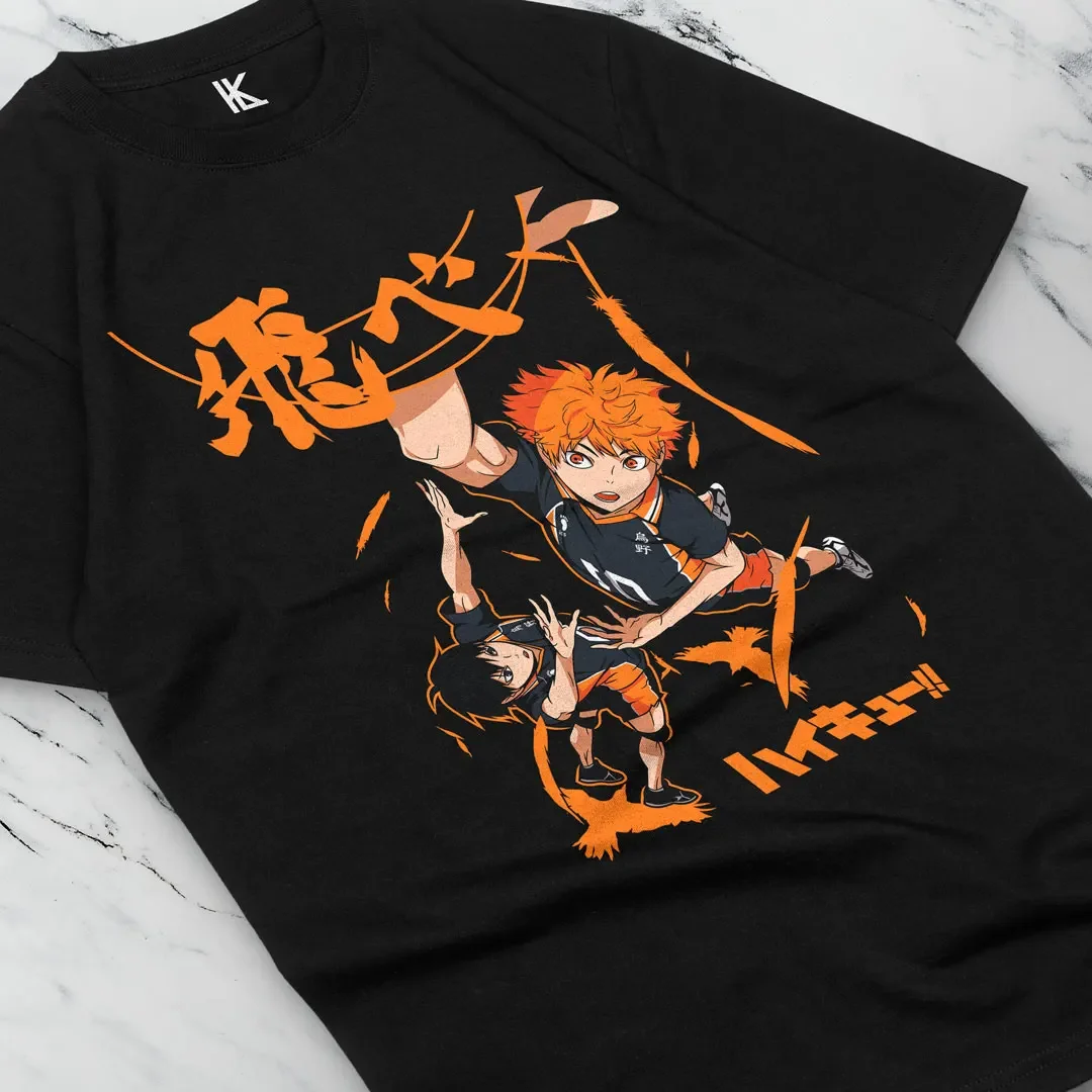 Haikyuu Ханната Кагеяма новая рубашка унисекс аниме