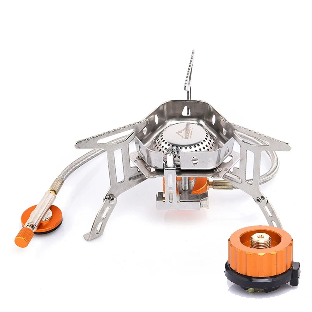 

Camping Gas Stove Split Windbreak Picnic Card Stove Outdoor Stove Portable Camping Gas Stove