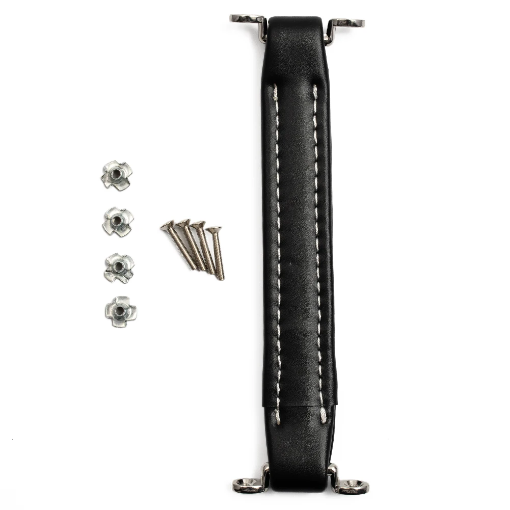 

AMP Handle Amplifier Handle Accessories Parts Black White 1 Set Mounting Screw Kit For Guitar Amplifiers Speaker