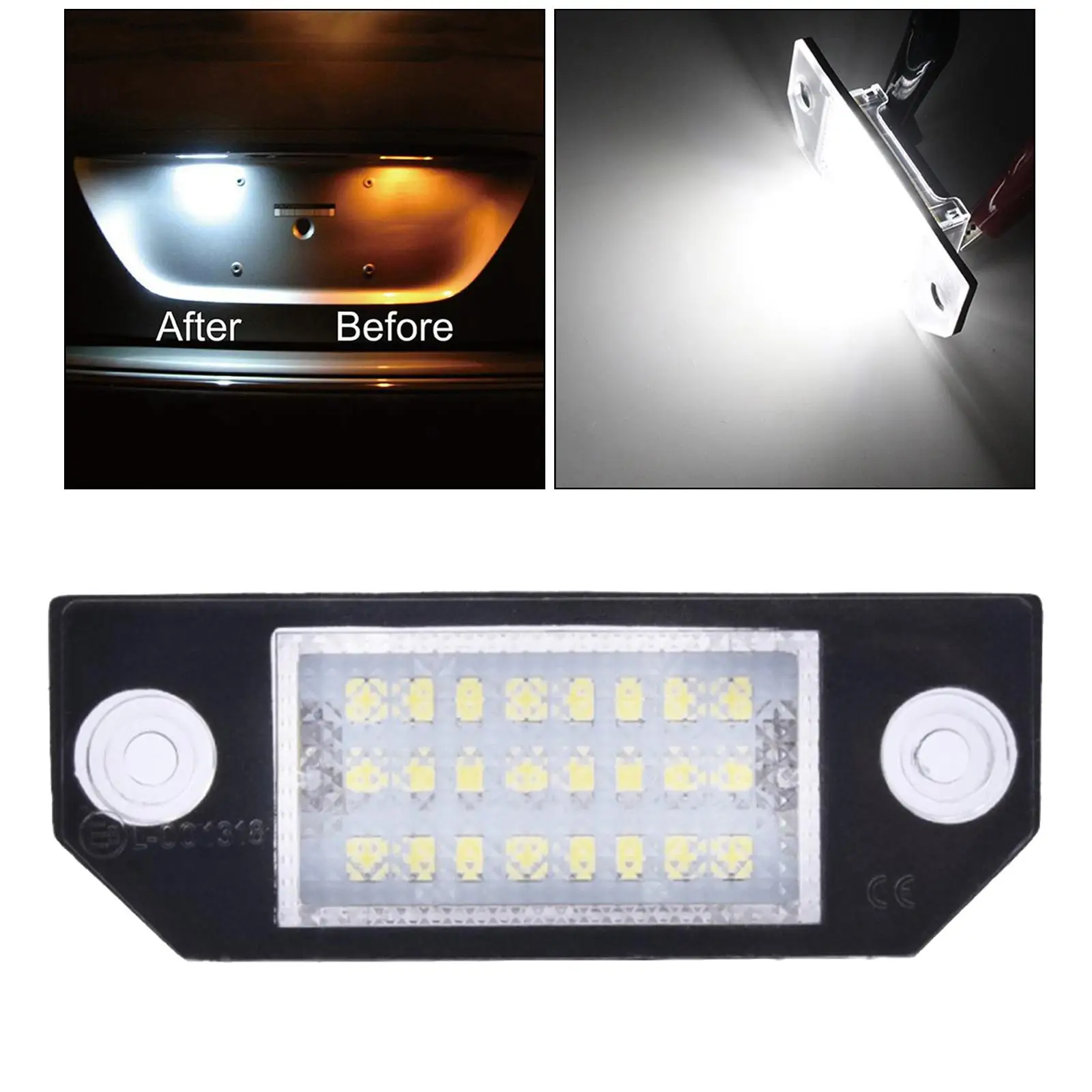 

Car LED Number Plate Light Lamps Bulbs 003-2008 , Installation facile, plug