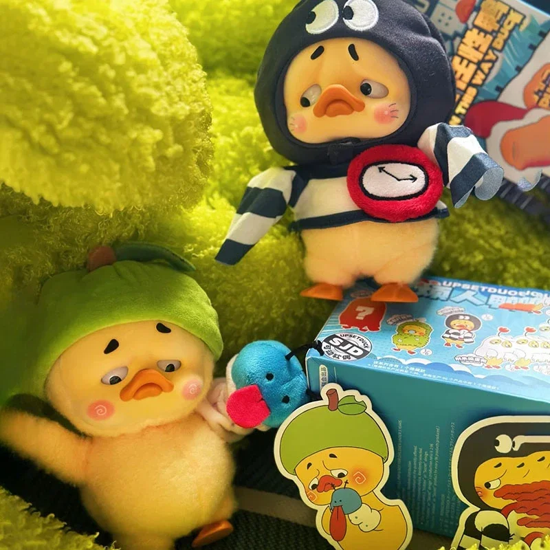 Upsetduck Work Upset Me Serie Плюшевая кукла Слепая коробка Симпатичные игрушки Виниловая