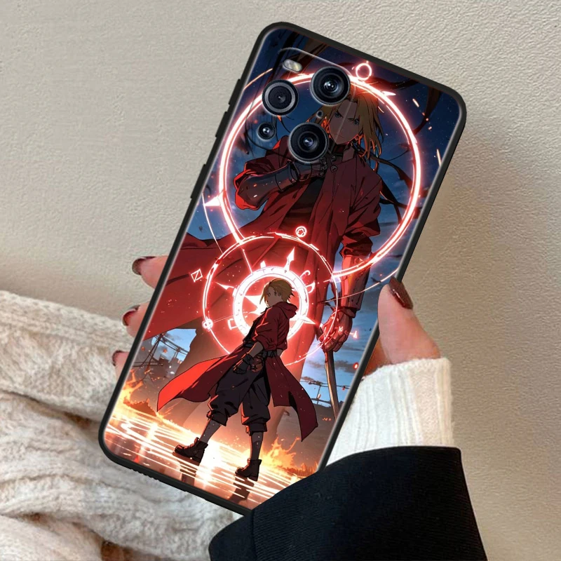 Цельнометаллический алхимик Эдвард Элрик телефон фрик для OPPO Reno 5 6 7 8 10 11 Z F Find X2 X3