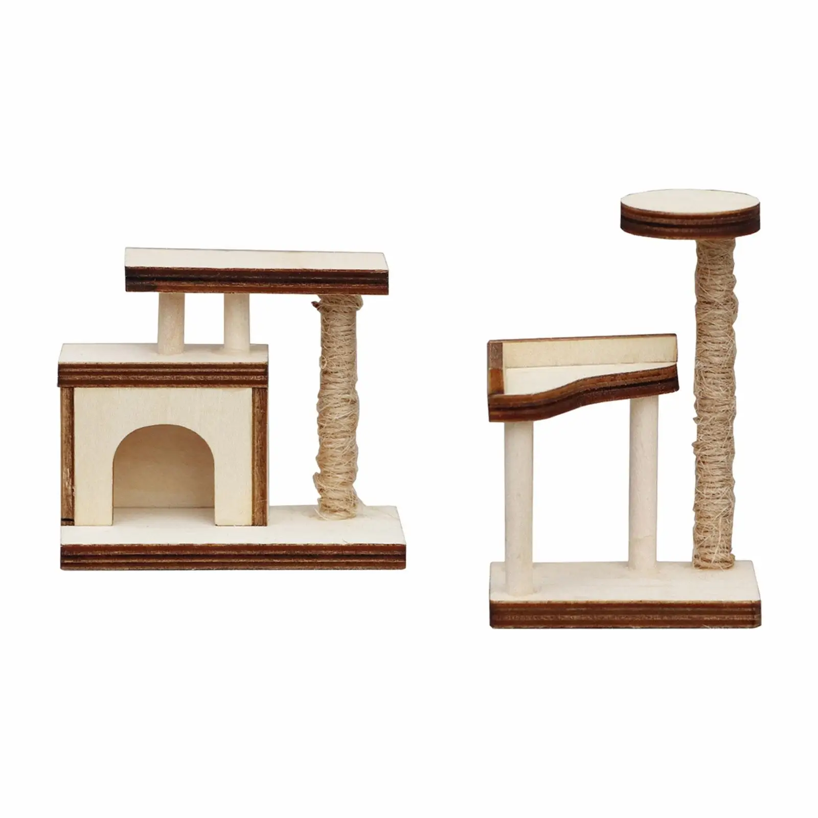 

1:12 Cats Tree House Model for Micro Landscape Architectural Miniature Scene