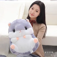 40cm hamster shape plush doll toys 3 in 1 multifunction animal dual use throw pillow with nap blanket children birthdyas gifts