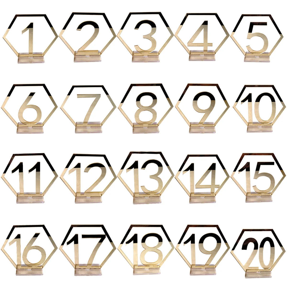 

Table Numbers Wedding Acrylic Number Reception Rustic Holder Decor Party Signs 20 Receptions Weddings Stands Display Stand