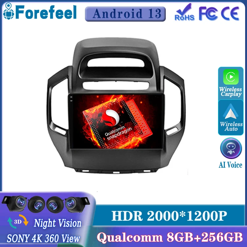 

Android 13 Qualcomm для Geely GC6 1 2014 - 2016 мультимедийный автомобильный плеер навигация Сенсорный экран GPS стерео радио Электроника ТВ