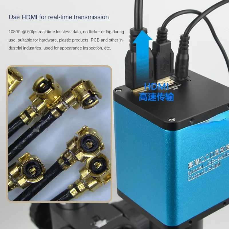 440H HD электронный микроскоп HDMI монитор промышленный 14 миллионов пикселей