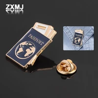 zxmj new clothing collar pins global map oil drop brooch scarf buckle hot selling popular brooch jewelry bagpack pin decoration