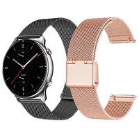 milanese bracelet for xiaomi huami amazfit gtr 3 pro 2 47mm 42mm stratos 2s pace watch strap