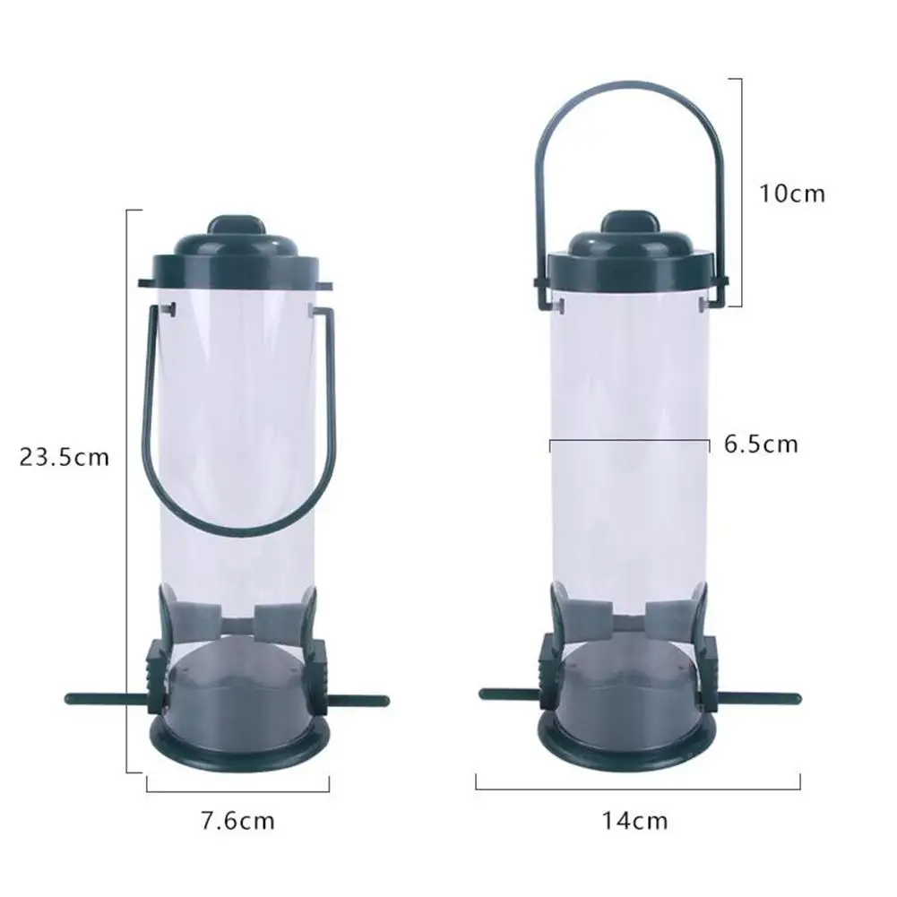 Кормушка для птиц подвесная кормушка диких уличный контейнер с веревкой сада
