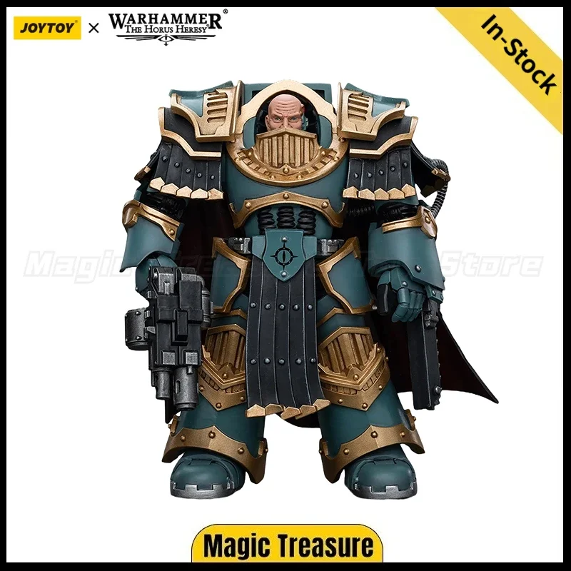 Фото В наличии: Фигурка JOYTOY Warhammer 40K Sons of Horus Legion Praetor в броне Cataphractii Terminator, масштаб 1/18 №1