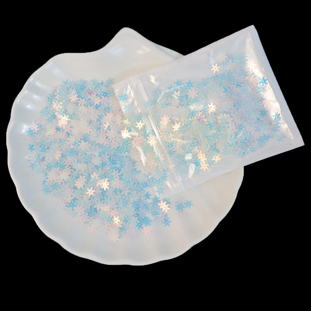 Искусственные блестящие снежинки 8 мм снежинки из бумаги первый снег