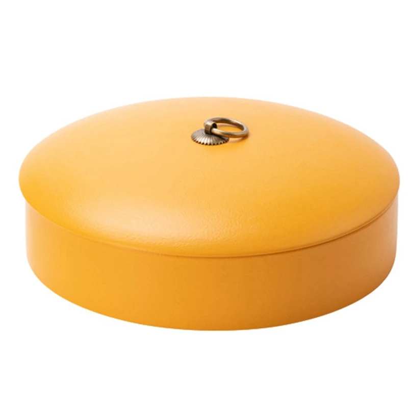 

Household Bulk Tea Spices Moisture-Proof Jars Round Cake-Shaped Ceramic Tea Storage Tanks Tea Caddy Pu'er Tea Cake Jar