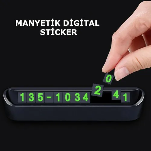 

Car Parking Phone Number Highlighter Numerator Auto Glass Card
