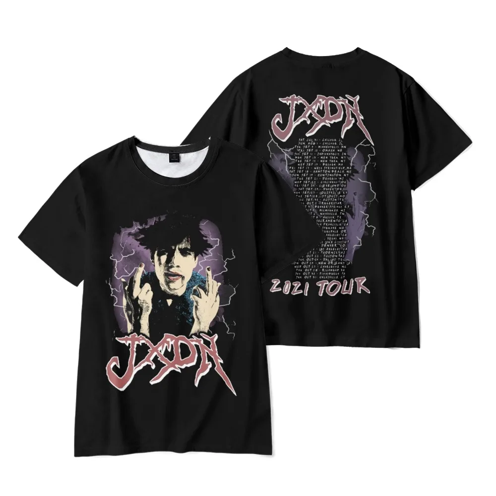 Футболка Jaden Hossler Merch с круглым вырезом и коротким рукавом футболка надписью