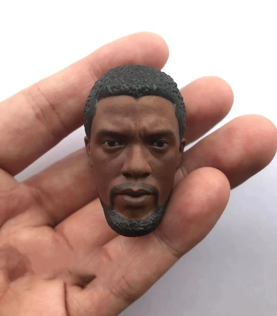 

Chadwick Bose Black Man Model 1/6 Scale Head Sculpt Carving Anime Toys for 12" Action Figure Body Dolls Soldier Game Toys