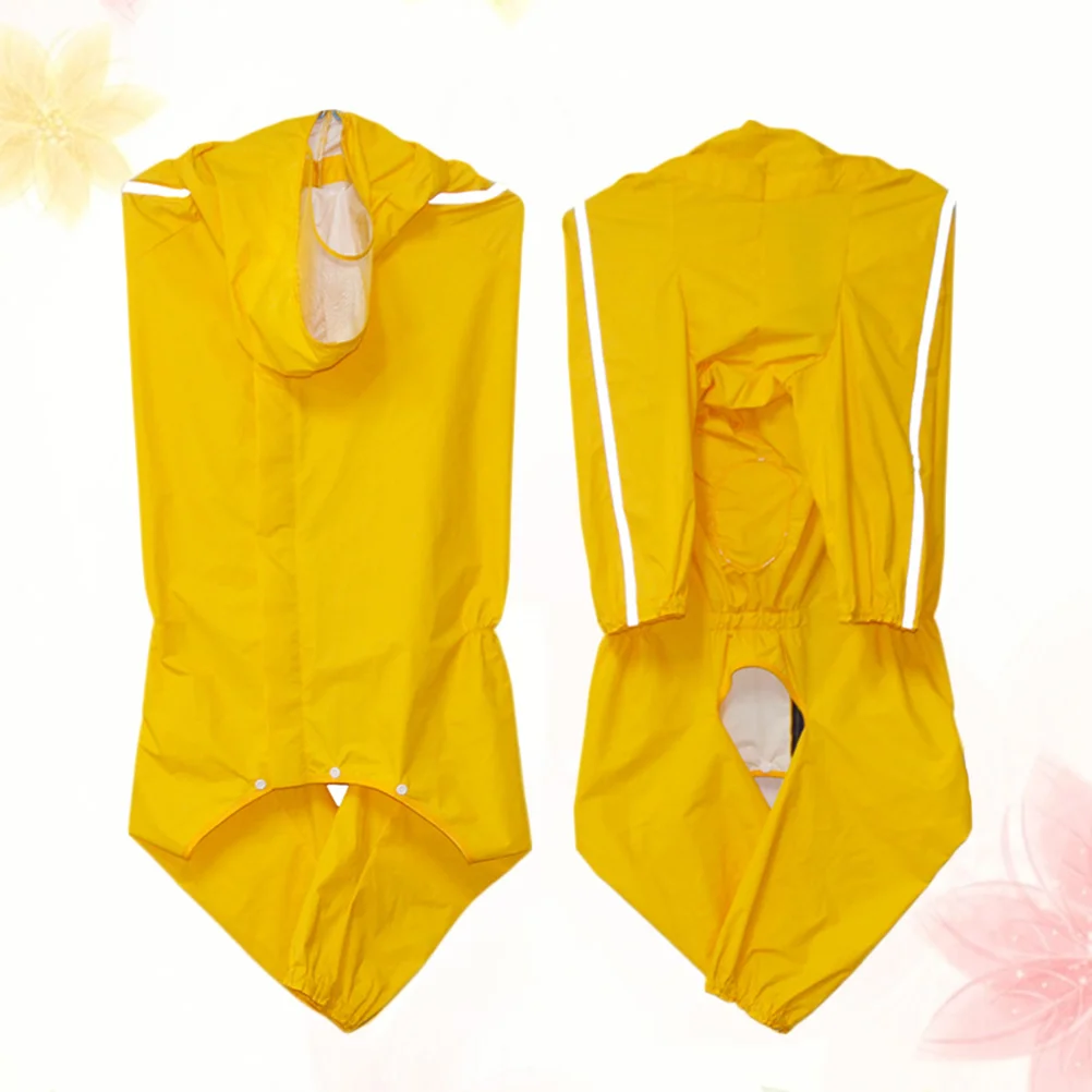 

Dog Pet Disposable Clothes Jumpsuit Rain Coveralls Puppy Sweatshirtsjacket Hooded Overall Coat Overalls Rainwear Shirts Vest