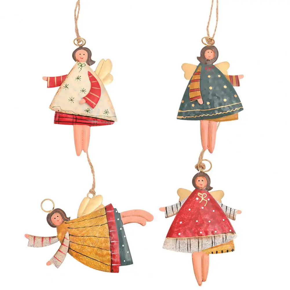 

Eco-friendly Hanging Ornament 4 Colors Angel Pendant Cute Well-matched Lovely Hanging Pendant Sturdy
