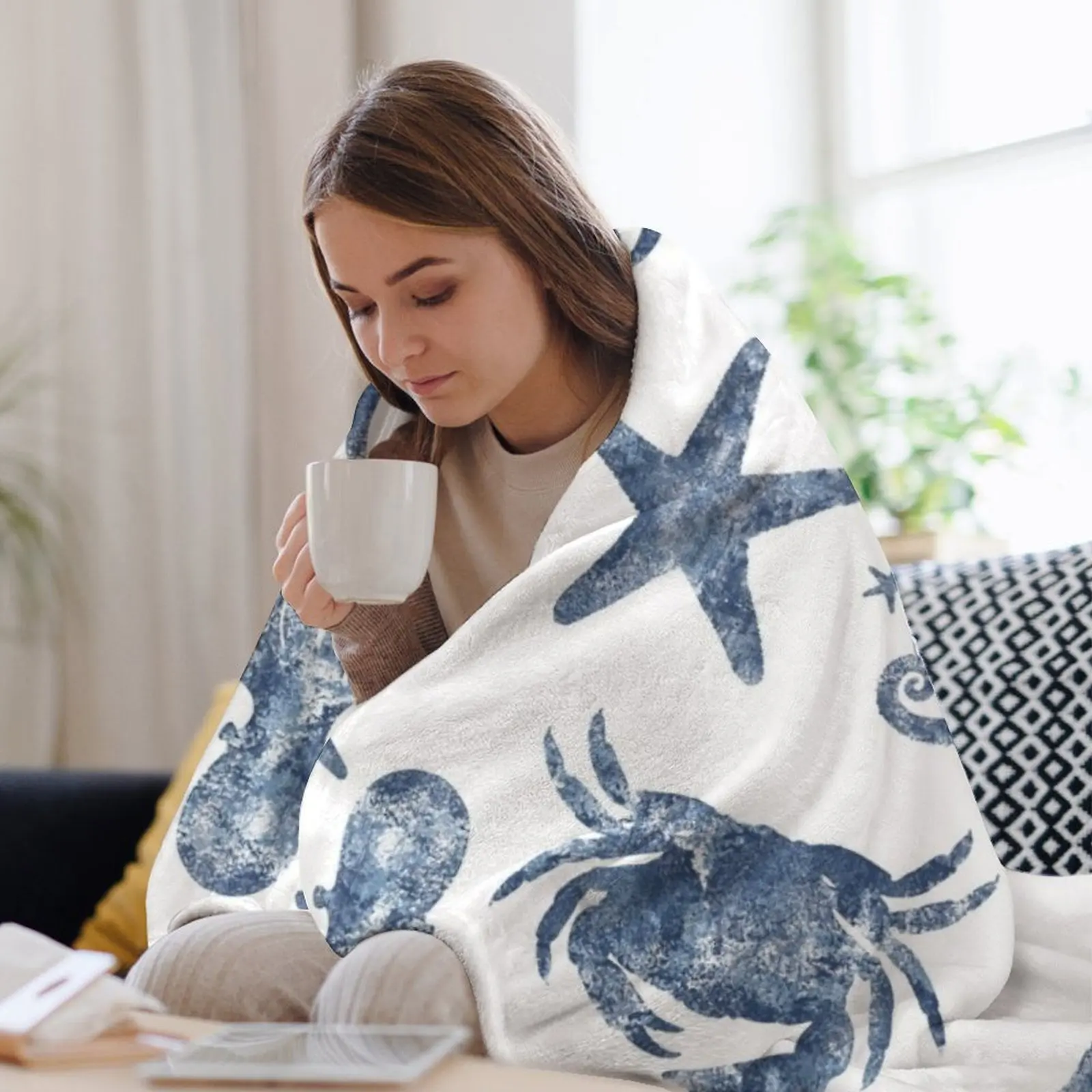 Морская жизнь плед