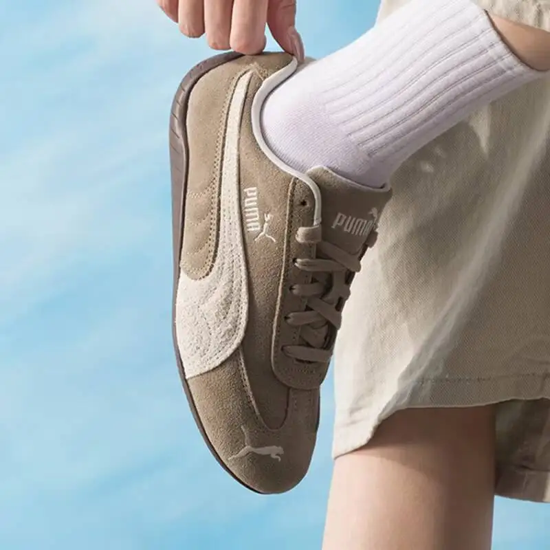 Фото Женские зимние кроссовки PUMA Speedcat Classic Racing Style с тонкой подошвой, повседневные спортивные, 403619-02 №4