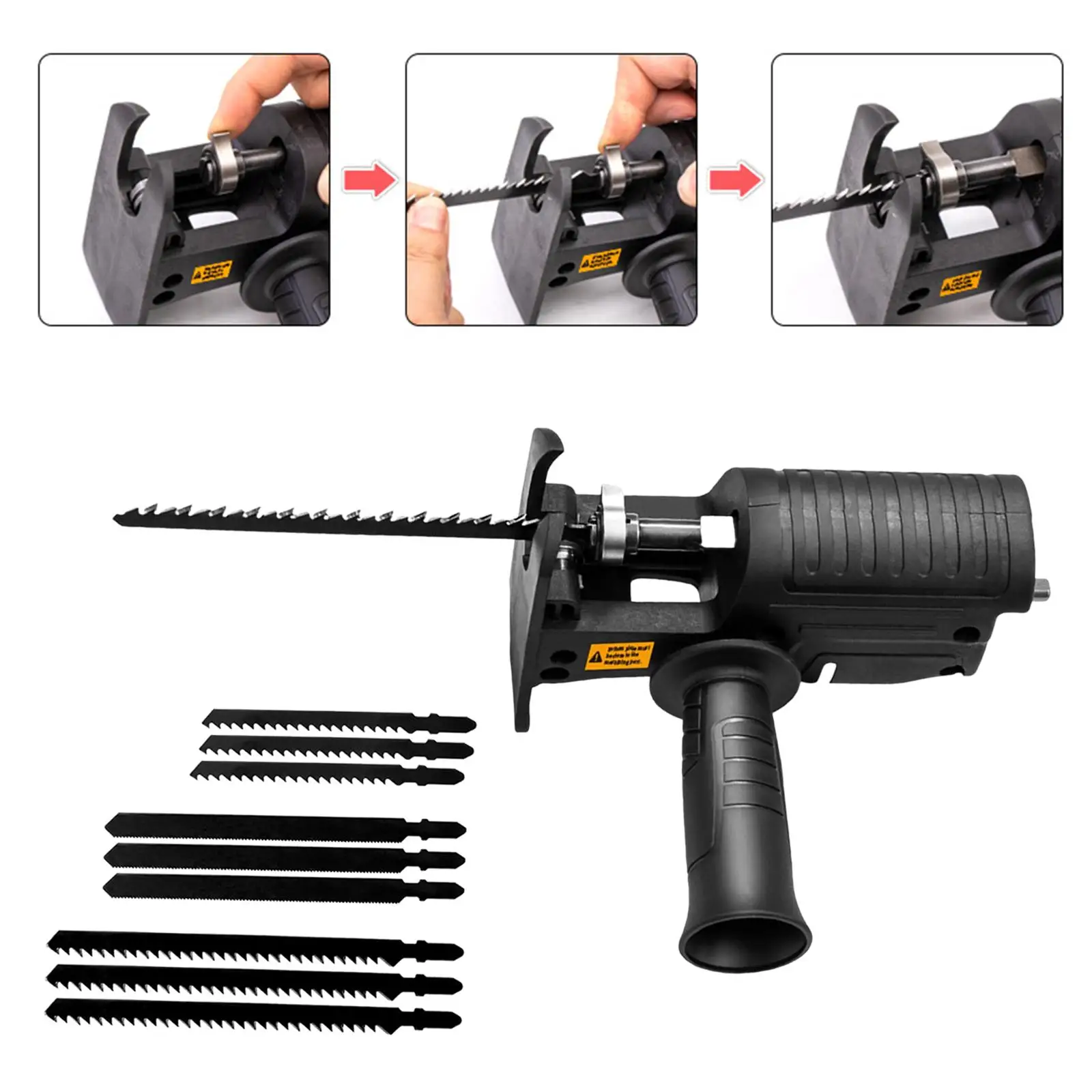 

Electric Drill Modified for Wood Metal Cutting Electric Drill to Jigsaw