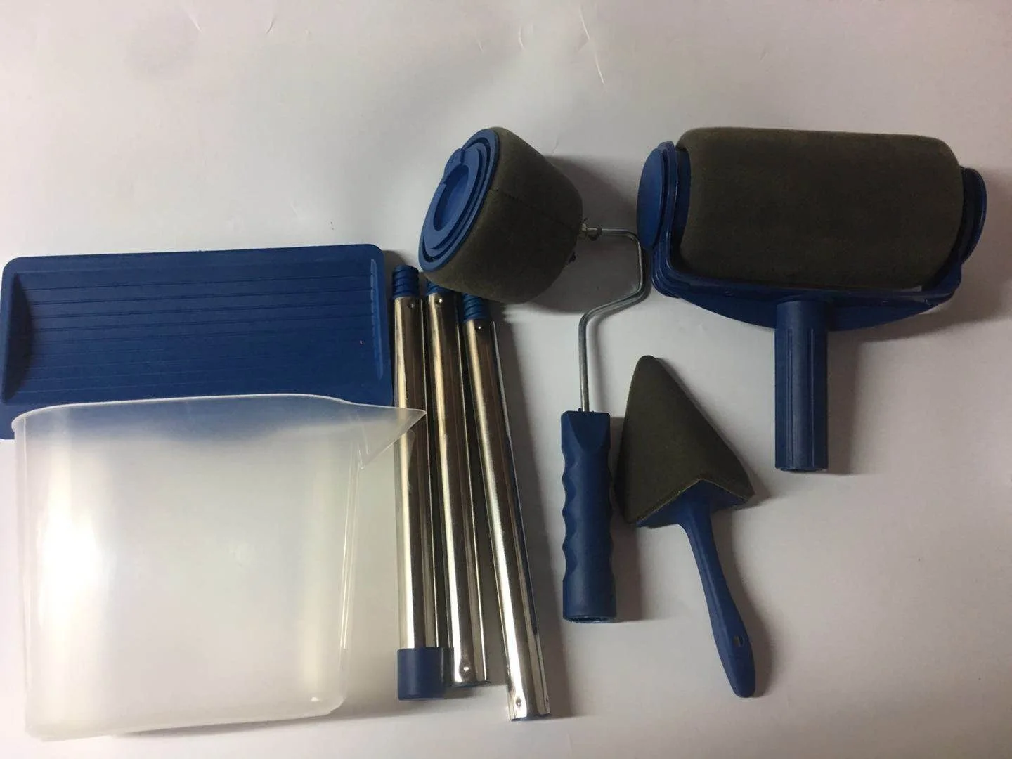 Домашняя садовая кисть для краски бесшовная губчатая роликовая пять в одном