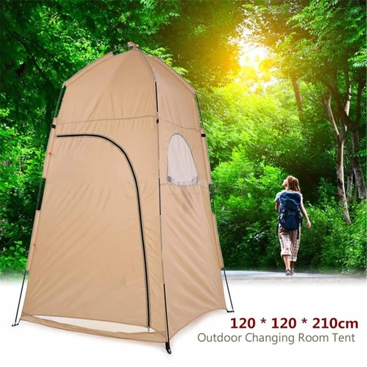 

Портативная летняя палатка с автоматическим раскрытием, Ультралегкая летняя палатка для переодевания, туалета, душа, походной кабины, душа