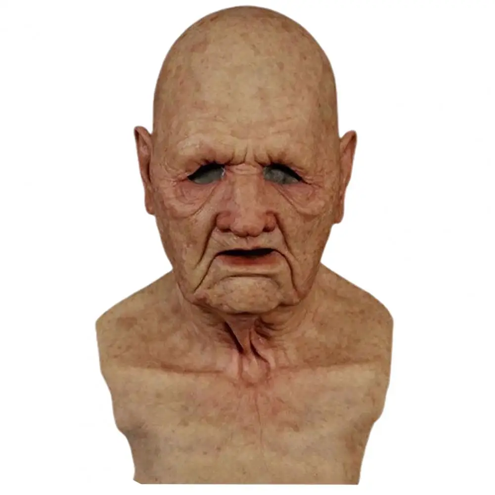 Латексная Маска на Хэллоуин популярная Реалистичная лысая Мужская Костюм для