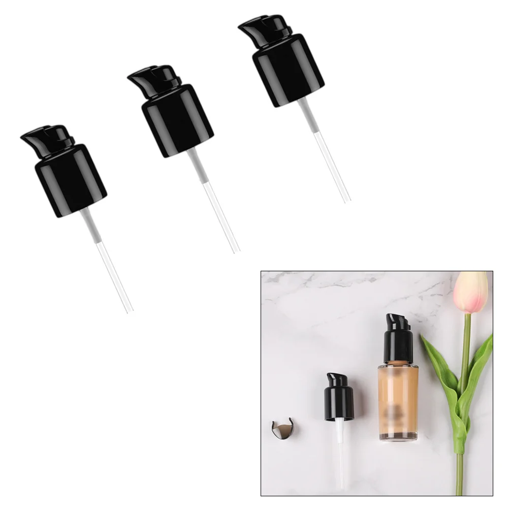 

3pcs Plastic Lotion Dispenser Pump Travel Bottle Pump for Shampoo Hand Soap Bottles (20mm Bottleneck Diameter)