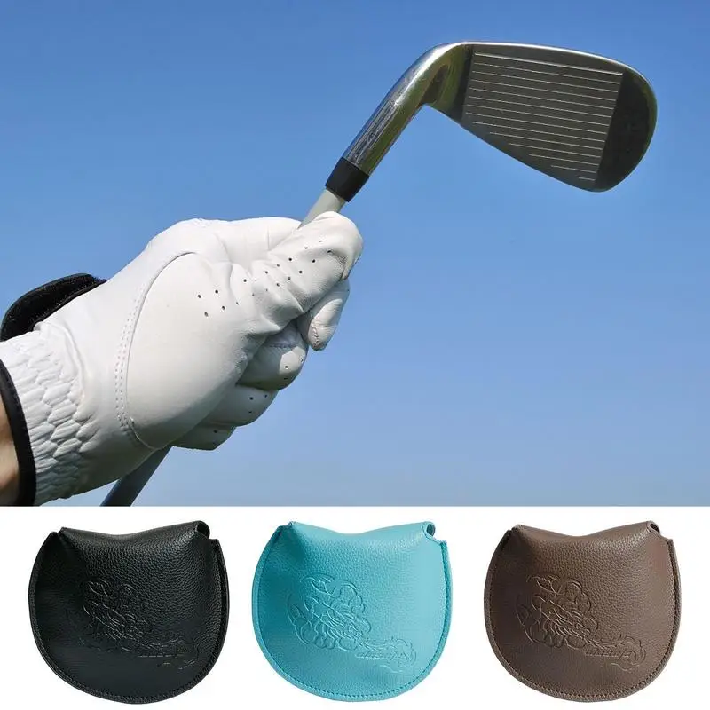 

Putter Cover Golf Headcovers With Oil Edge Process Thick Soft Golf Head Covers Magnetic Club Headcover Fits Most Putters