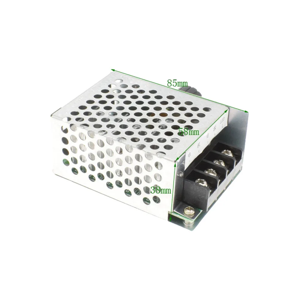 

DC10-55V 30A DC Motor Speed Controller Permanent Magnet Motor Reducer 15KHZ Motor Speed Control Module Governer with 10K Knob