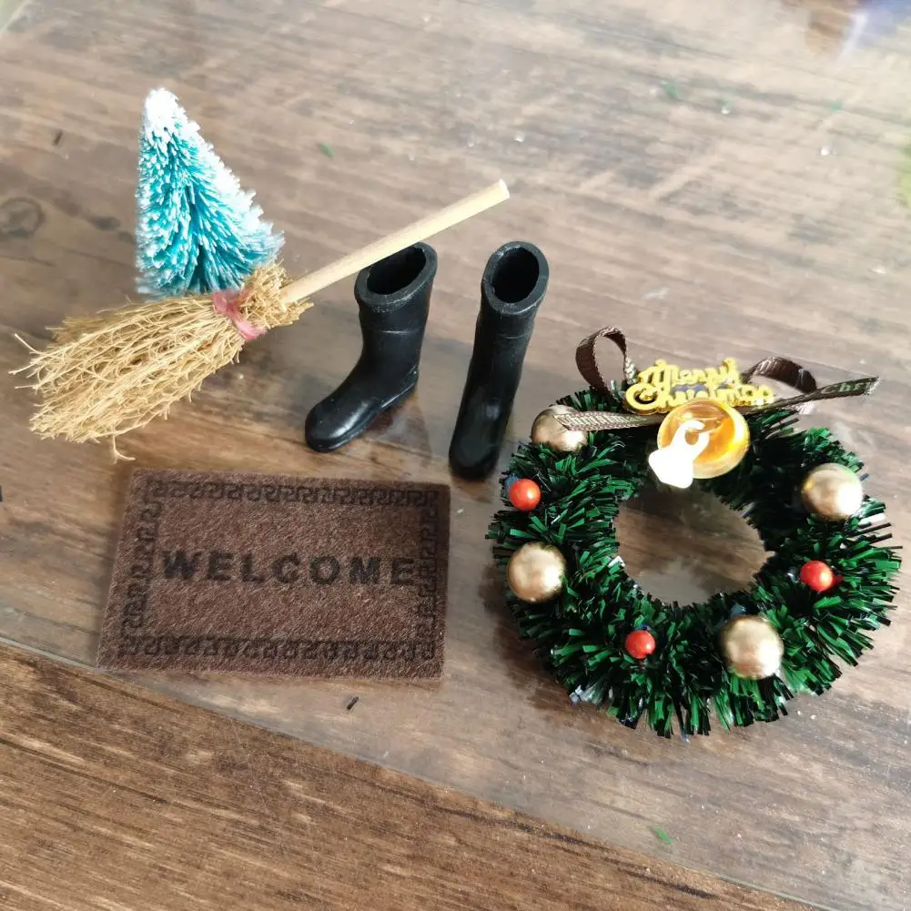 

1 Set DIY Fairy House Realistic Compact Decorative Doll House Decoration for Micro Landscape