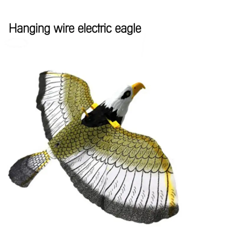 

New Simulation Bird Interactive Cat Toys New Creative Bird Repellent Hanging Eagle Flying Bird Scarer Garden Yard Decoration